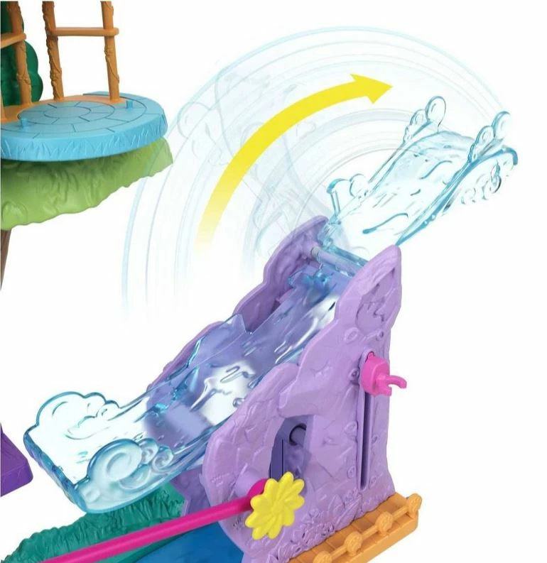 POLLY POCKET POLLYVILLE PET ADVENTURE TREEHOUSE PLAYSET - Image 3
