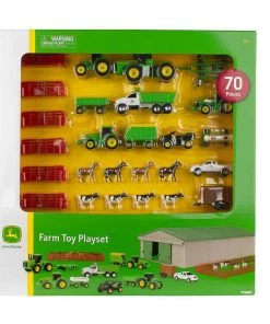 JOHN DEERE FARM TOY PLAYSET