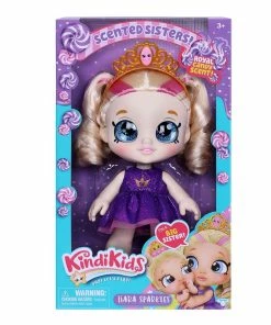 KINDI KIDS SCENTED SISTERS! TODDLER DOLL TIARA SPARKLES