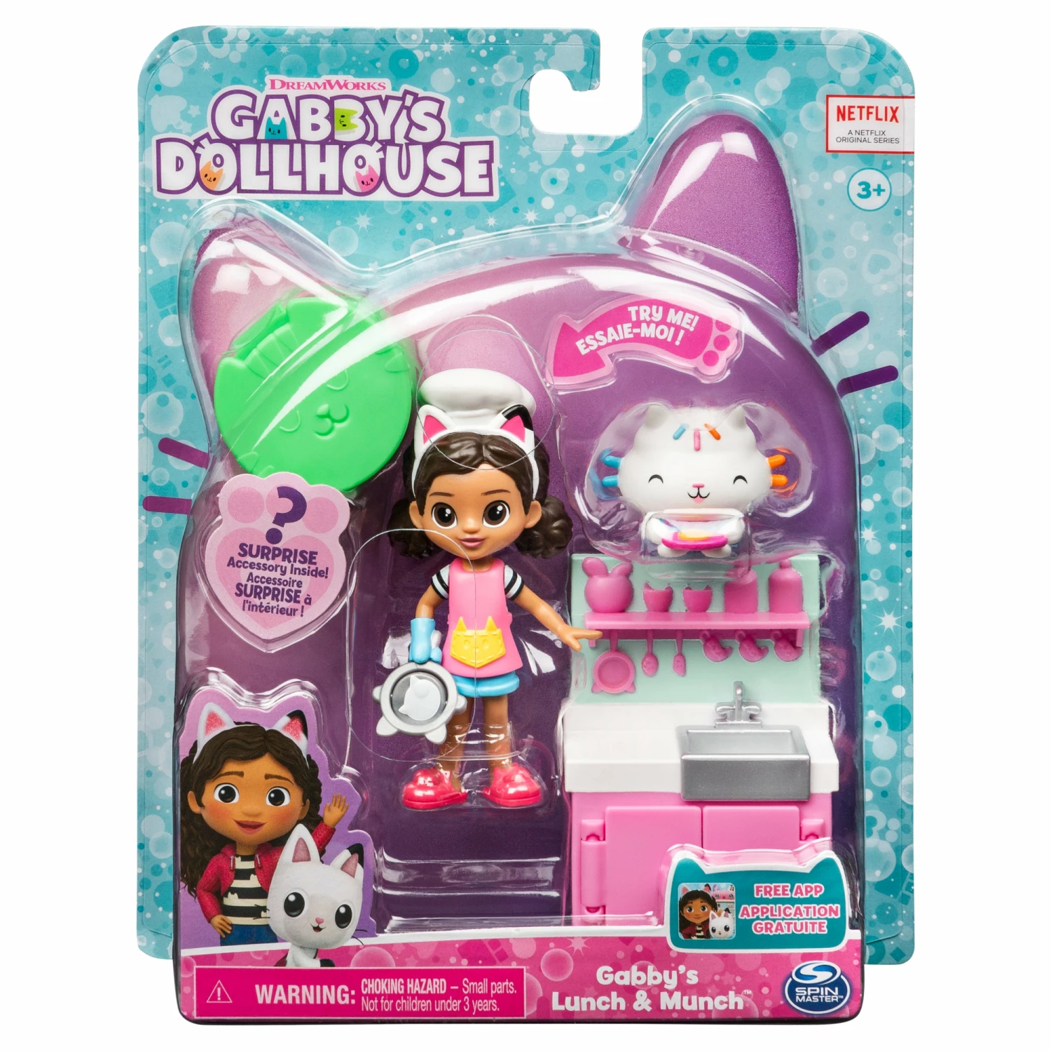 Gabby's Dollhouse GABBY’S DOLLHOUSE LUNCH AND MUNCH KITCHEN SET