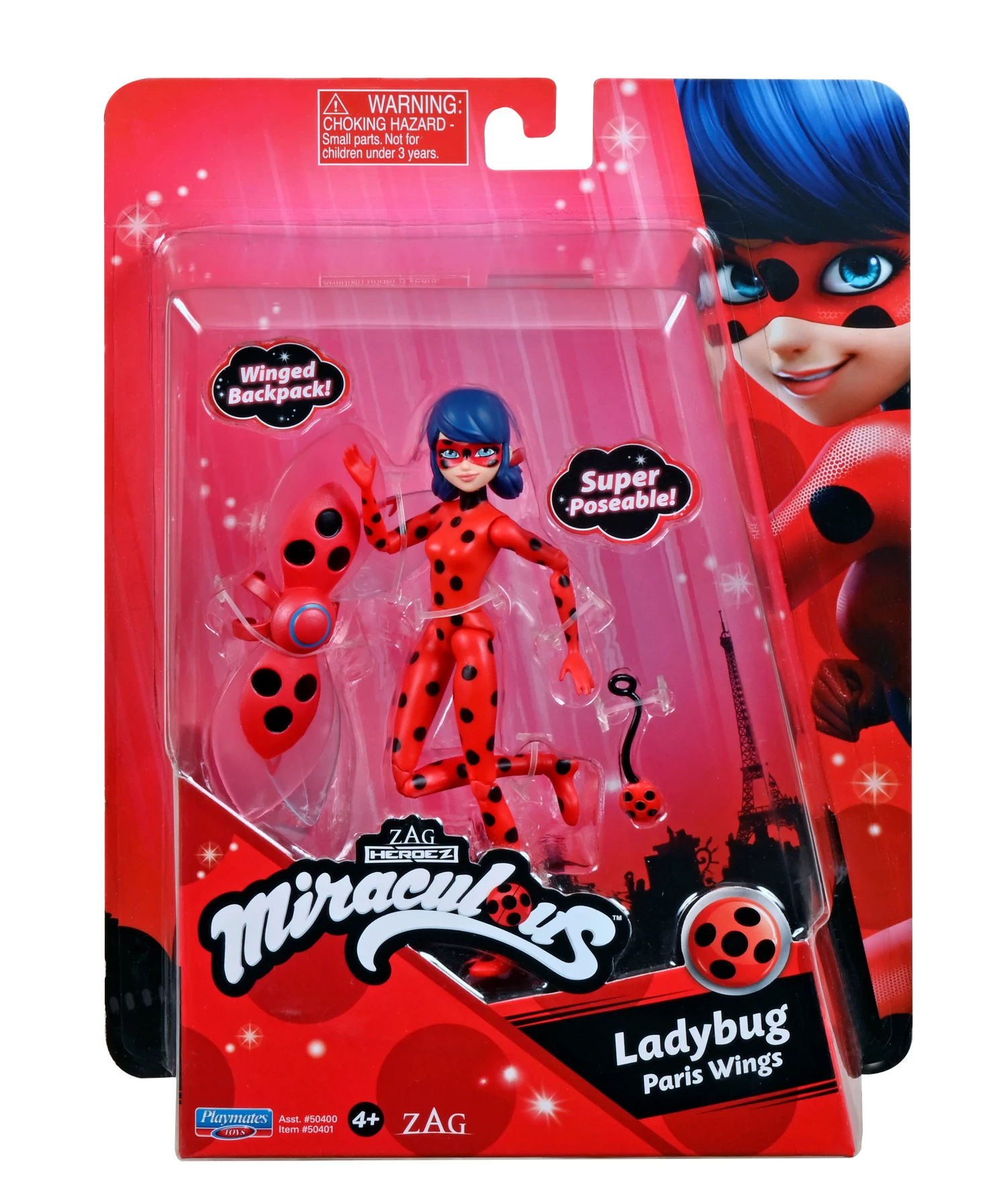 Miraculous Ladybug MIRACULOUS SMALL DOLL LADYBUG PARIS WINGS