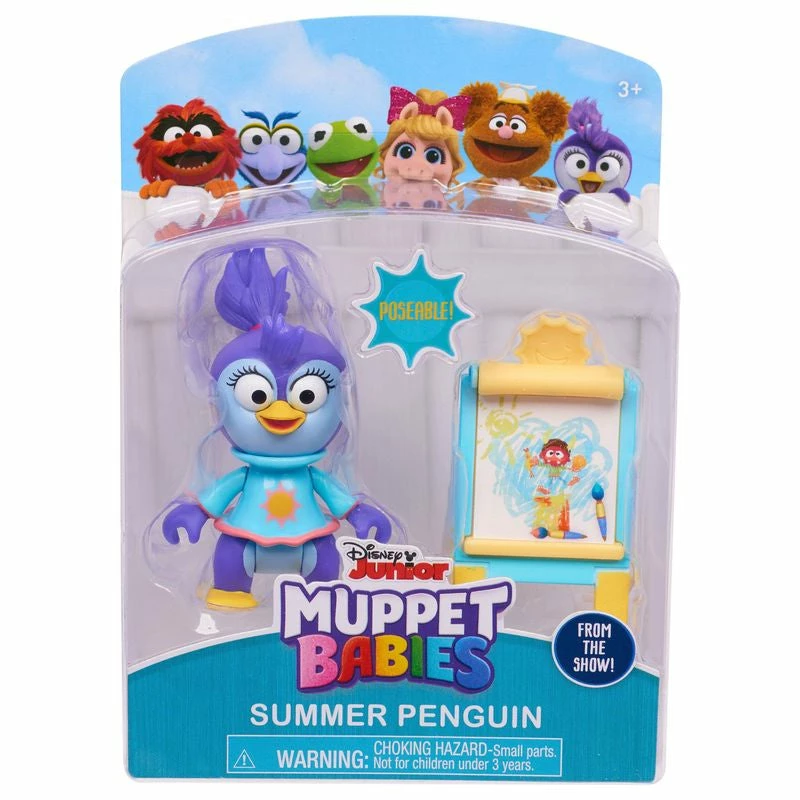 Disney MUPPET BABIES FIGURE AND ACCESSORIES SUMMER PENGUIN