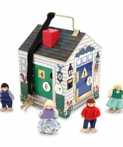MELISSA & DOUG WOODEN DOORBELL HOUSE