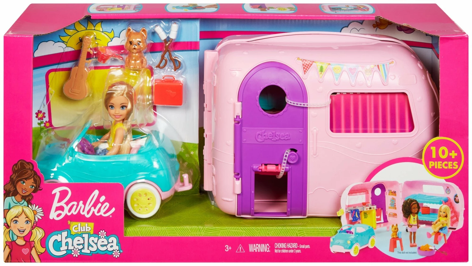 BARBIE CLUB CHELSEA CAMPER PLAYSET