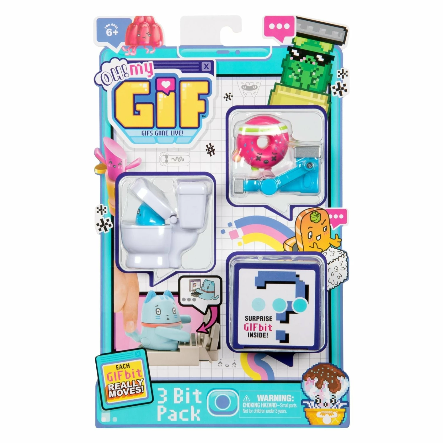 OH MY GIF 3 BIT PACK TOILET