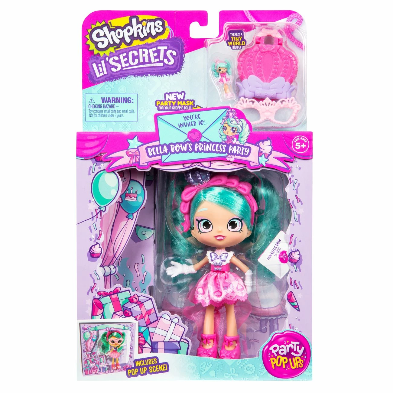 SHOPKINS LIL SECRETS BELLA BOWS PRINCESS PARTY
