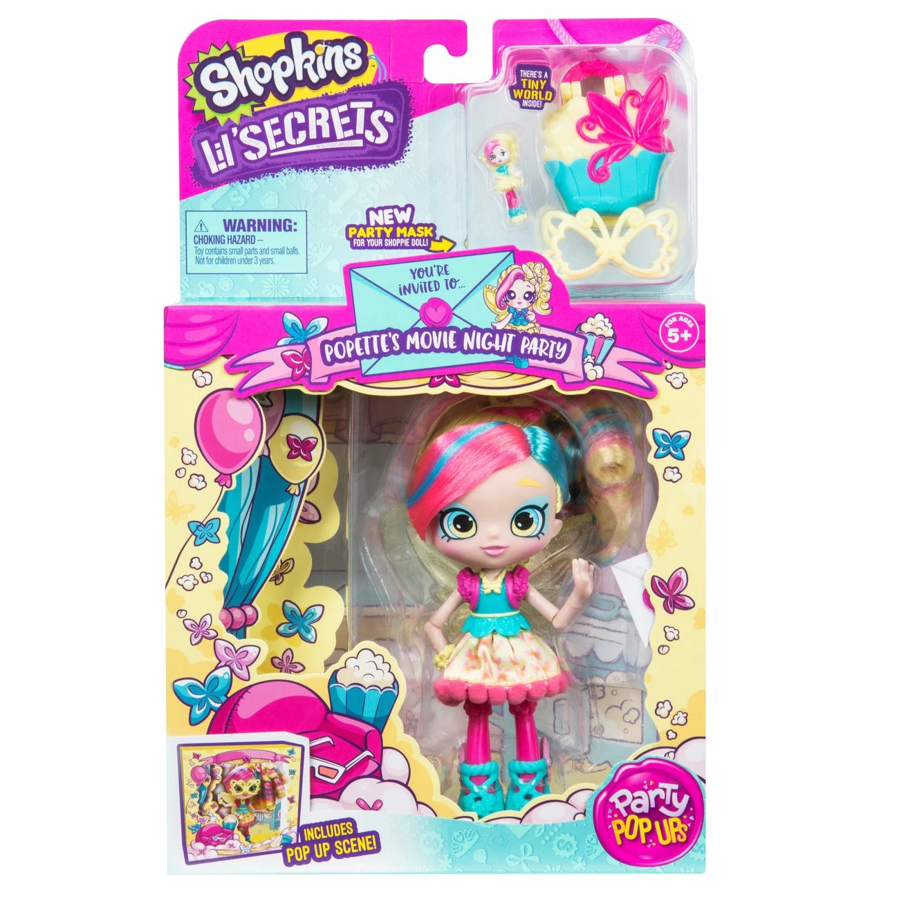 SHOPKINS LIL SECRETS POPETTES MOVIE NIGHT PARTY