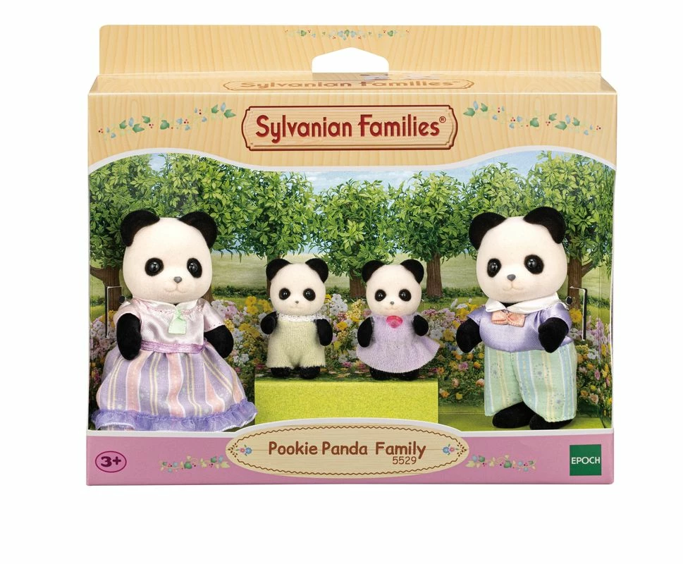 SYLVANIAN FAMILIES POOKIE PANDA FAMILY
