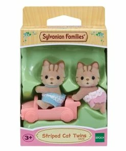 SYLVANIAN FAMILIES STRIPED CAT TWINS