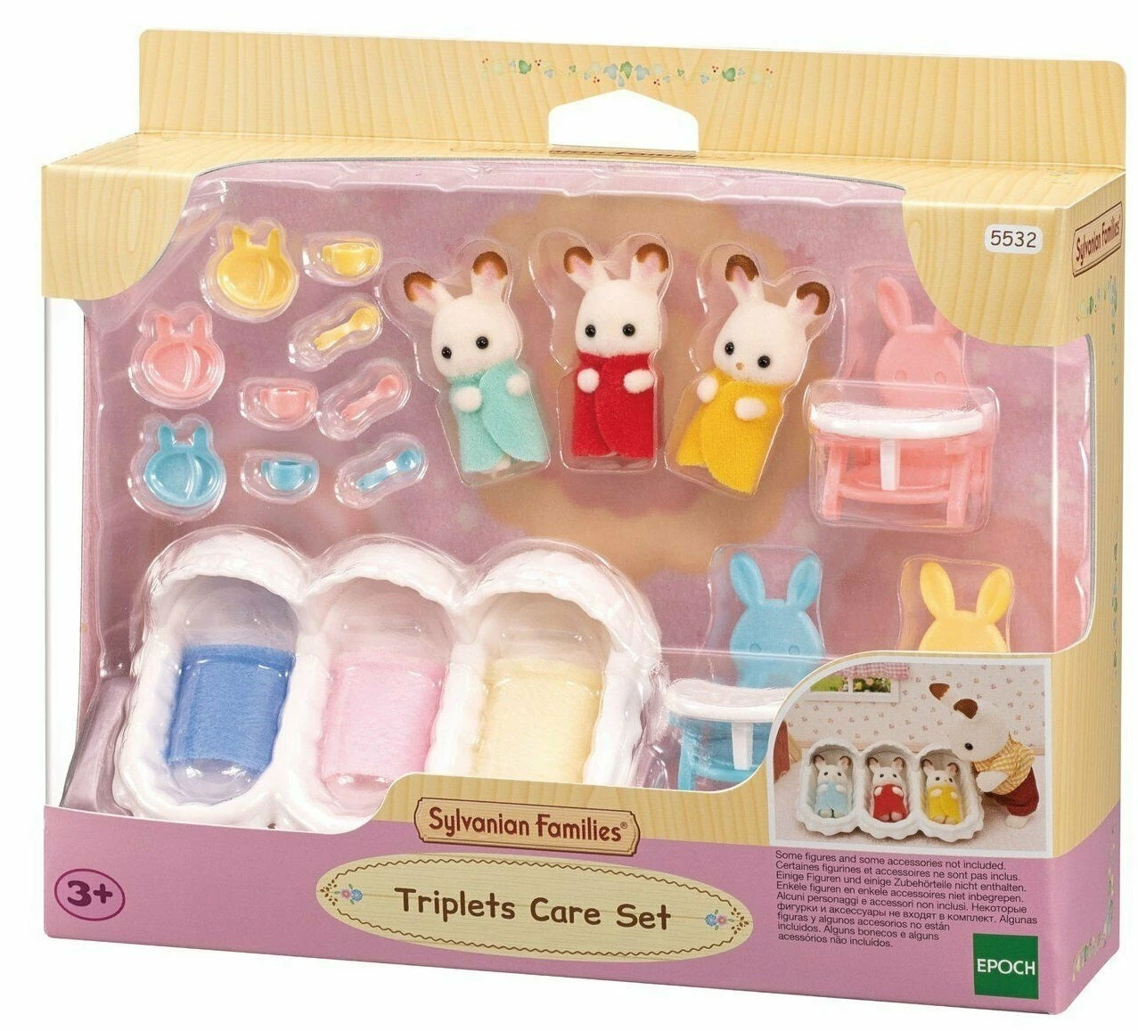 SYLVANIAN FAMILIES TRIPLETS CARE SET