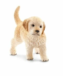 SCHLEICH GOLDEN RETRIEVER PUPPY (GREEN DOT)