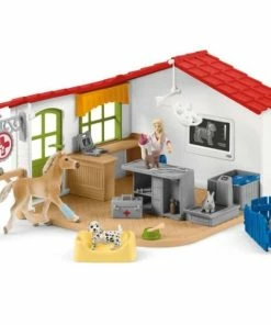 SCHLEICH FARM WORLD VETERINARIAN PRACTISE WITH PETS
