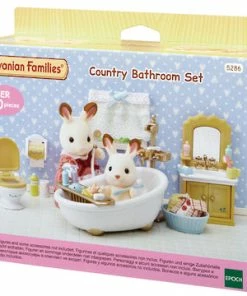 SYLVANIAN FAMILIES COUNTRY BATHROOM SET