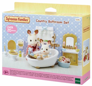 SYLVANIAN FAMILIES COUNTRY BATHROOM SET