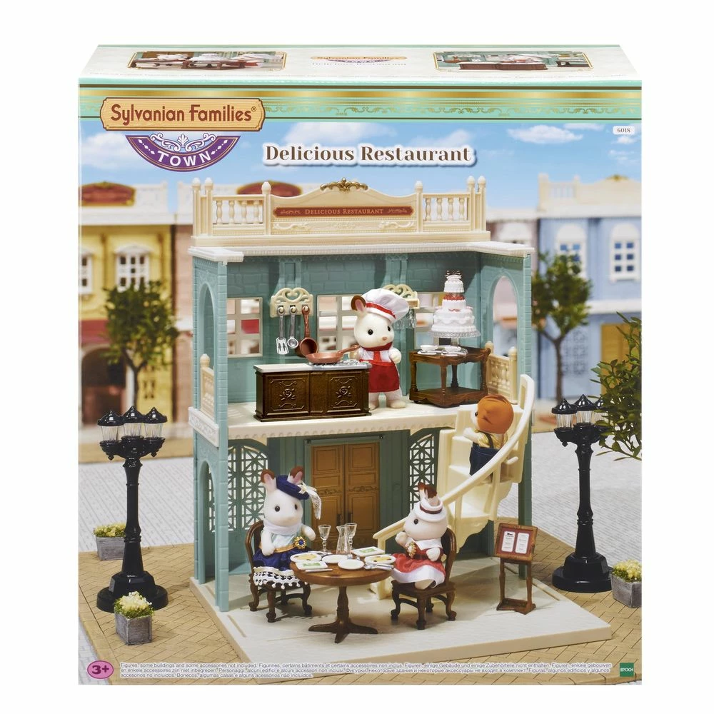 SYLVANIAN FAMILIES TOWN DELICIOUS RESTAURANT GREEN