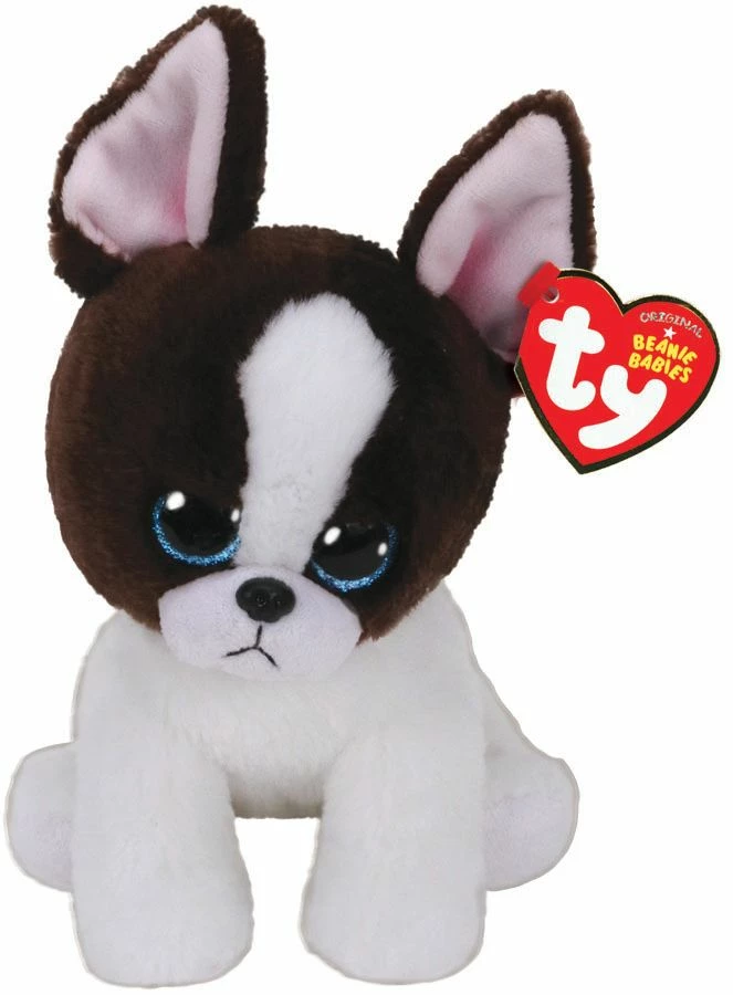 Ty BEANIE BOOS - REGULAR PORTIA BROWN WHITE TERRIER
