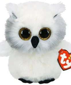 Ty BEANIE BOOS - REGULAR AUSTIN WHITE OWL