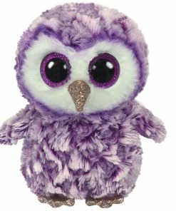 Ty BEANIE BOOS - REGULAR MOONLIGHT PURPLE OWL