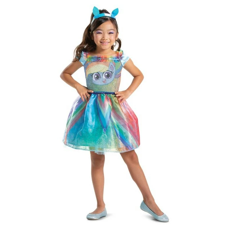 My Little Pony MLP Rainbow Dash Fancy Dress Costume 4-6