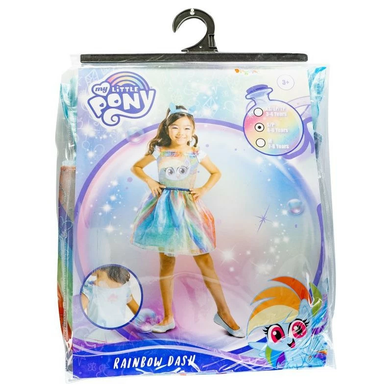 My Little Pony MLP Rainbow Dash Fancy Dress Costume 4-6 - Image 2