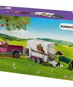 SCHLEICH PICK UP WITH HORSE BOX